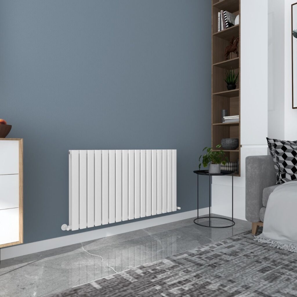 Milan Horizontal Radiator - White